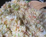 黄金鮭ねぎ炒飯♪作り方9写真