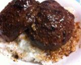 焼くだけ!!簡単牛ステーキ丼作り方4写真
