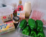 ＊チーズ入りピーマンの肉巻きレンジ蒸し＊作り方1写真