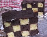 わくわく楽しい♪しっとりチェック柄ケーキ作り方19写真