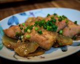 ご飯が進む♪鮭とじゃが芋の味噌ダレ蒸し♪作り方8写真