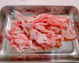 レンジだけで簡単！豚肉ときのこのかぼす蒸し作り方1写真