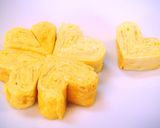 ❤ハート蝶々の卵焼き❤作り方1写真