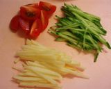 おそばdeビビン麺風作り方4写真