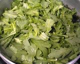 香りを味わう♪♪春菊とわかめの煮びたし作り方3写真