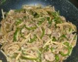 青椒肉絲作り方4写真