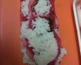 食べる焼き肉のタレ肉巻き巻きロール作り方3写真
