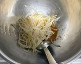 もやし梅肉あえ♪簡単作り方4写真