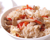 ☆まいたけと油揚げの炊き込みご飯☆作り方4写真
