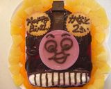 トーマスのキャラ誕生日ケーキ作り方4写真