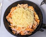 豚キムチ焼きそば & そば飯作り方6写真