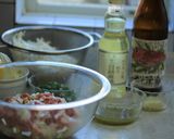 ねぎ豚丼作り方1写真