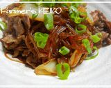 【農家のレシピ】白菜と春雨の煮物作り方5写真