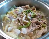 麺つゆで超簡単！豚バラと白菜のくたくた煮作り方8写真