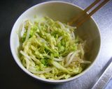 キャベツともやしのオム焼き作り方3写真
