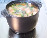 トロ柔【かぶのお味噌汁】かぶ葉も加えて作り方3写真