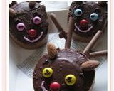 クリスマスケーキ 赤鼻のトナカイ君♪作り方13写真