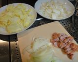 白菜とウインナーのとろとろ～グラタン★作り方1写真