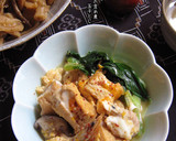 【やさしいご飯】干し海老と厚揚げの卵とじ作り方11写真