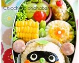 ＊キャラ弁おかず＊　ストローDEお花卵作り方7写真
