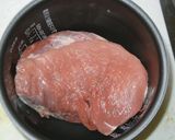 炊飯器の保温機能で豚モモ肉煮作り方1写真