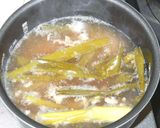 炊飯器の保温機能で豚モモ肉煮作り方4写真