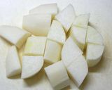 ビーフシチューの残り汁で大根煮作り方1写真