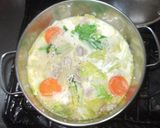 豆乳鍋♪簡単スープ白菜味噌豚肉作り方10写真