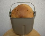 ふんわり✿くるみ・レーズン食パン黒糖入り作り方4写真