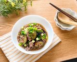 レンジで簡単！ご飯泥棒ナスの中華そぼろ煮作り方10写真