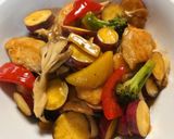 新米と食べる！鶏ささみと秋野菜の甘酢炒め作り方10写真