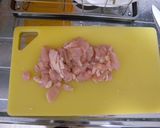ヘルシーなチキン・マーボー豆腐作り方1写真