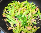 減塩☆菜の花とシーチキンのささっと炒め作り方1写真