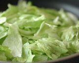 ヘルシー*レタス丼作り方1写真