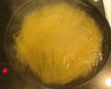 アスパラとベーコンのトマトソースパスタ＊作り方2写真