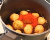 新じゃがのこってり♪つやつや♪甘辛煮作り方2写真