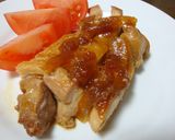 チキンのはちみつマーマレード煮作り方5写真
