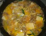 肉豆腐の卵とじ作り方5写真