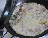 豚肉と長葱のミルク味噌煮作り方6写真