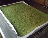 抹茶の生デコレーションケーキ作り方1写真