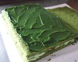 抹茶の生デコレーションケーキ作り方7写真