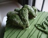 抹茶の生デコレーションケーキ作り方14写真
