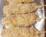 柔らかい！安い！豚こま肉で串かつ作り方2写真