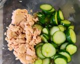 あと一品に🥒🐟️✨️きゅうりとツナの酢の物作り方5写真