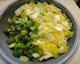 ご飯入り!白菜のお好み焼き♫作り方1写真