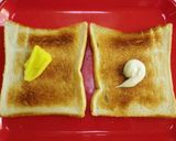 * バナナnoトッピングサンド♪作り方2写真