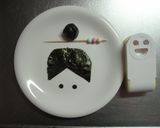 ゆで卵１個でおだいり様とおひな様☆作り方2写真