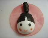 ゆで卵１個でおだいり様とおひな様☆作り方6写真
