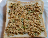 マヨとも相性良し！「肉味噌和風トースト」作り方2写真