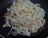 焼きうどん　風　お好み焼き　白菜＆葱作り方4写真